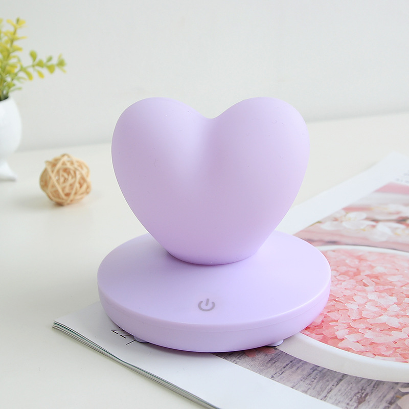 R-C Romantic Heart-Shaped LED Night Light