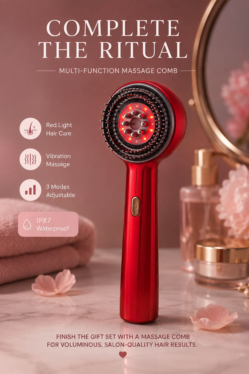 R-C Electric Massage Comb