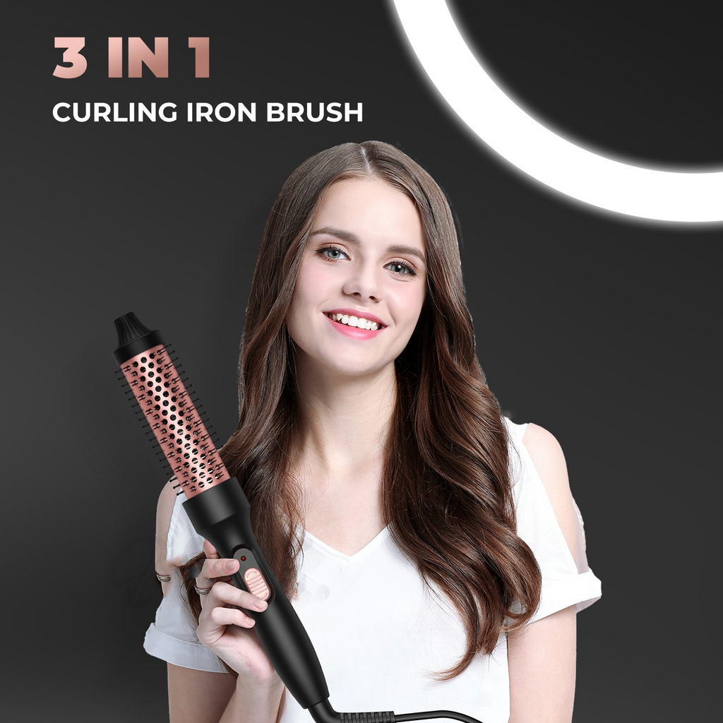R-C Hair Straightener And Curler Hair Dryer