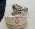 Fashionable Patent Leather Quilted Shoulder Bag for Women