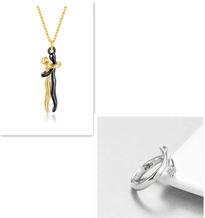 R-C Unisex Love Hug Necklace