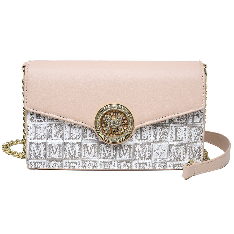 Korean Fashion One-Shoulder Diagonal Chain Bag