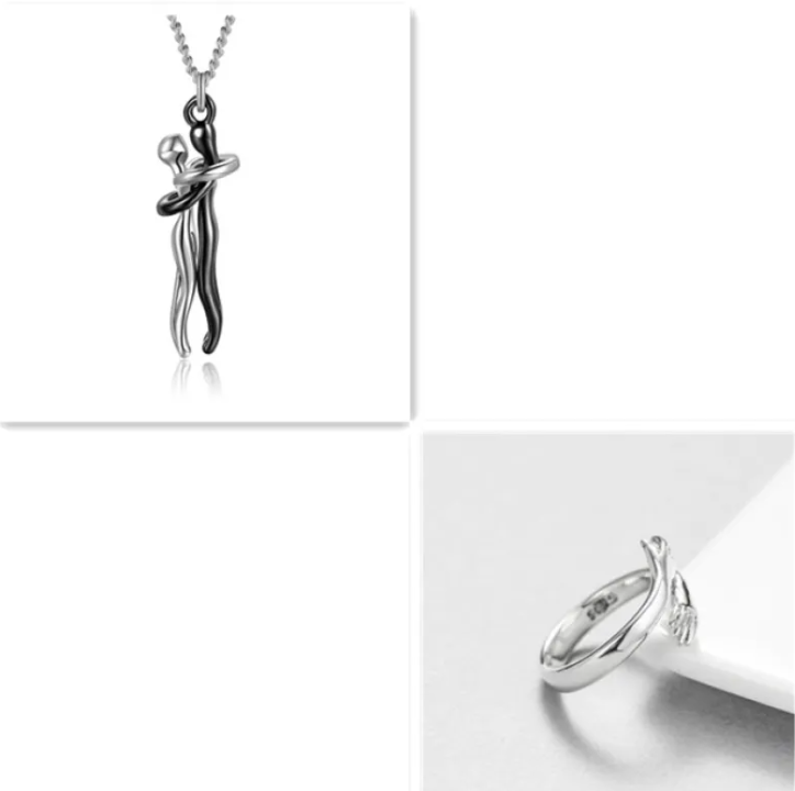 R-C Unisex Love Hug Necklace