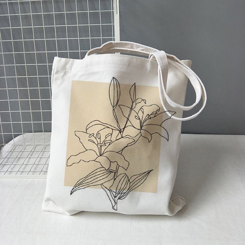 Fashion Tote Shoulder Bag for Students and Shopping