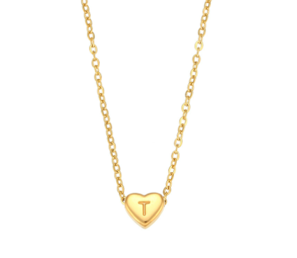 R-C Initial Love Necklace