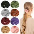 8PCS Birds Nest Hair Clips - Expandable Hair Bun Maker Hair Accessories for Women Ponytail Holder Hair Bun Clip for Thin Thick Fine Curly Hair Plastic Hair Barrettes Hair Scrunchies