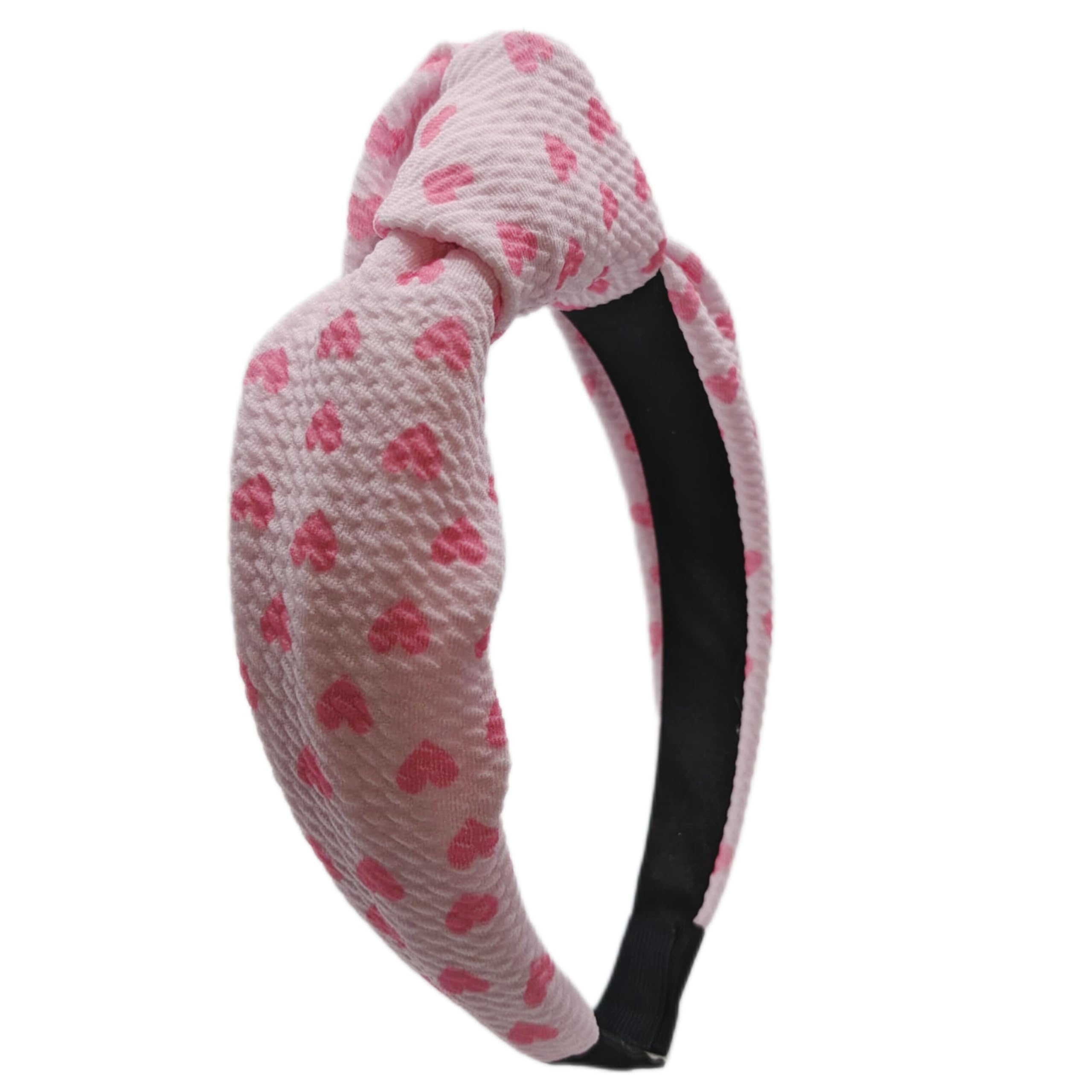 J&J Boutiques Valentines day Headband - Girls and Women (Pink) One Size Fits All