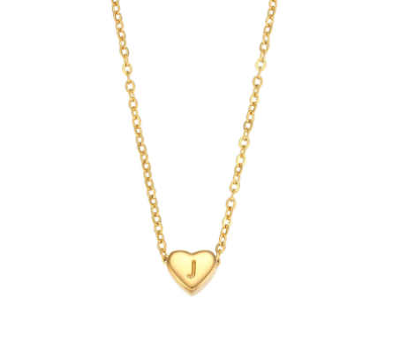 R-C Initial Love Necklace