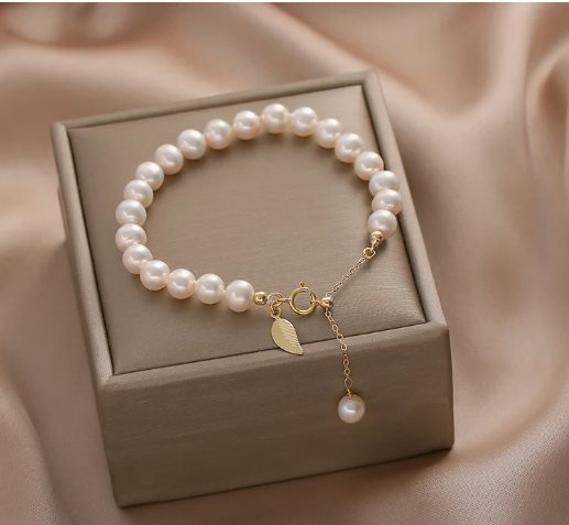 Genuine Freshwater Pearl Bracelets for Women and Girls