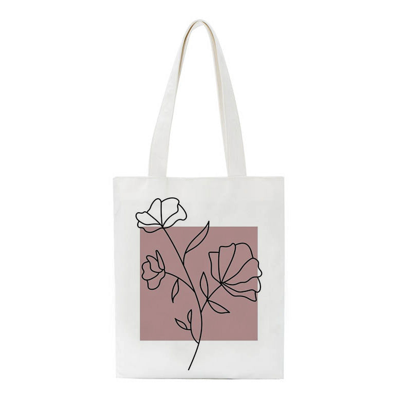 Fashion Tote Shoulder Bag for Students and Shopping