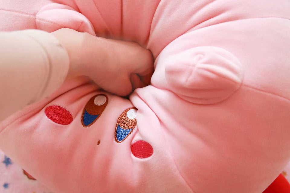 Kirby Soft Plush Body Pillow Doll