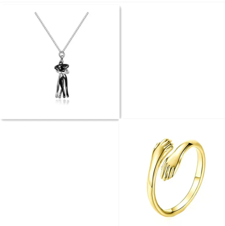 R-C Unisex Love Hug Necklace