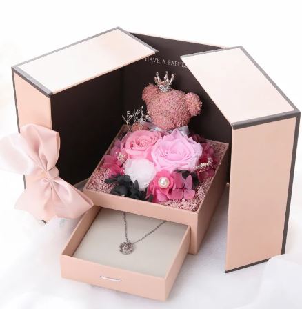 R-C Eternal Rose Flower Gift Box