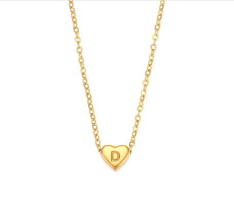 R-C Initial Love Necklace