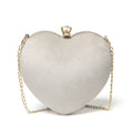 Heart-Shaped Chain Handbag, Shoulder Crossbody Bag