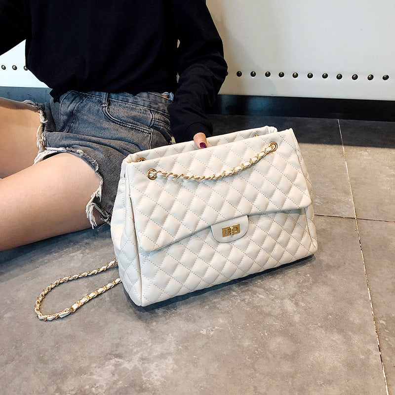 Quilted Chain Crossbody Shoulder Bag