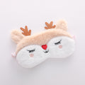 Cute Plush Animal Sleeping Mask for Girls and Women