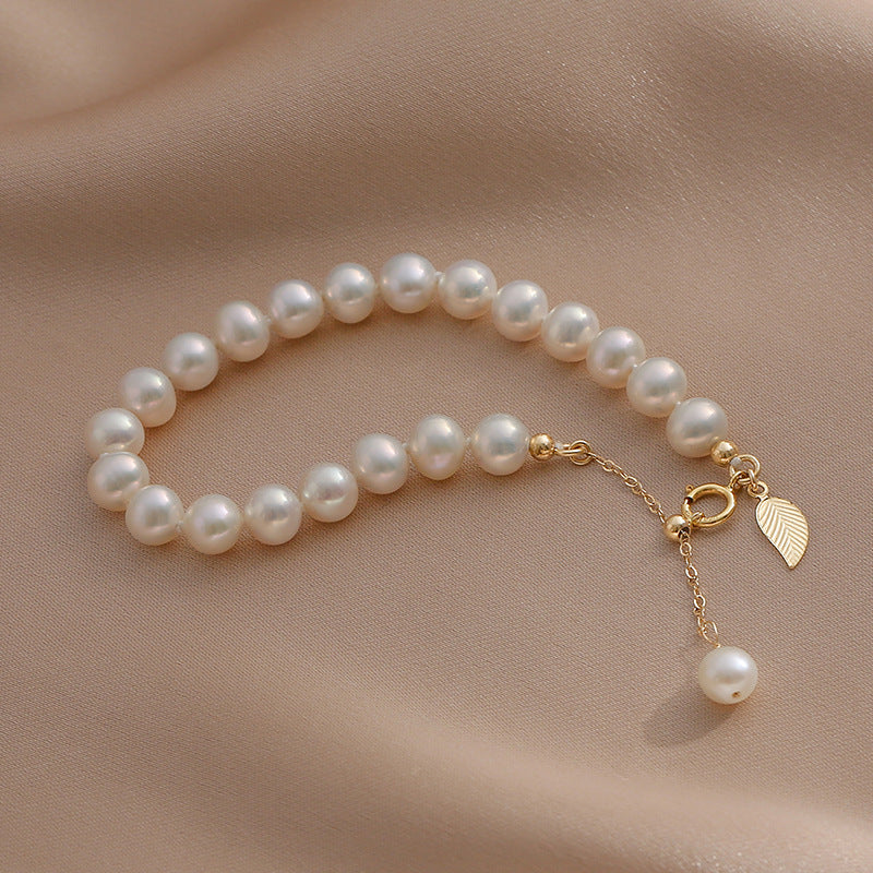 Genuine Freshwater Pearl Bracelets for Women and Girls