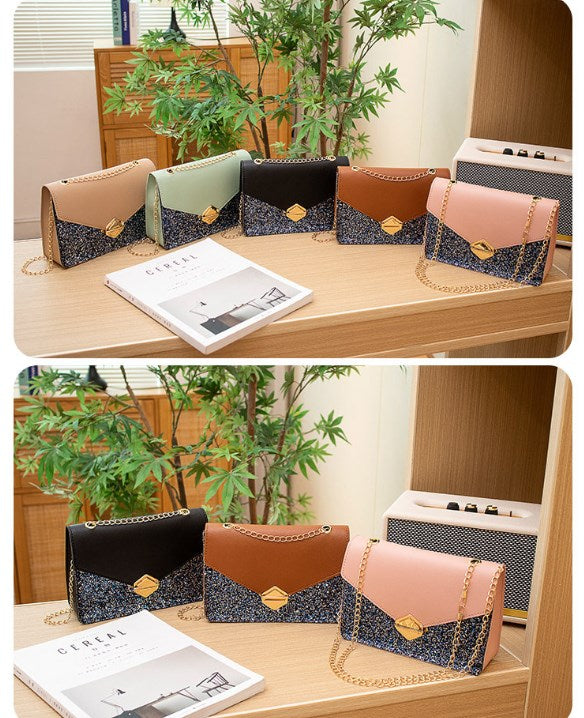R-C Sequins Shoulder Bag Crossbody Small CK Women’s Purse