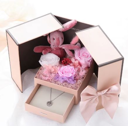 R-C Eternal Rose Flower Gift Box