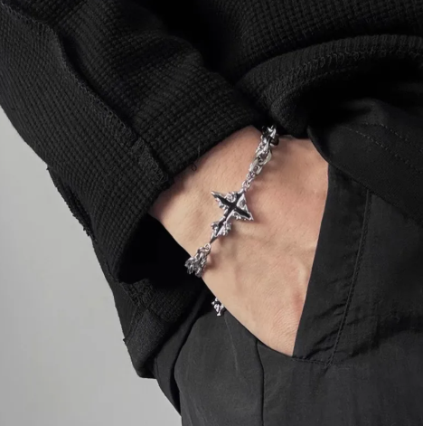 Shadow Cross Bracelet