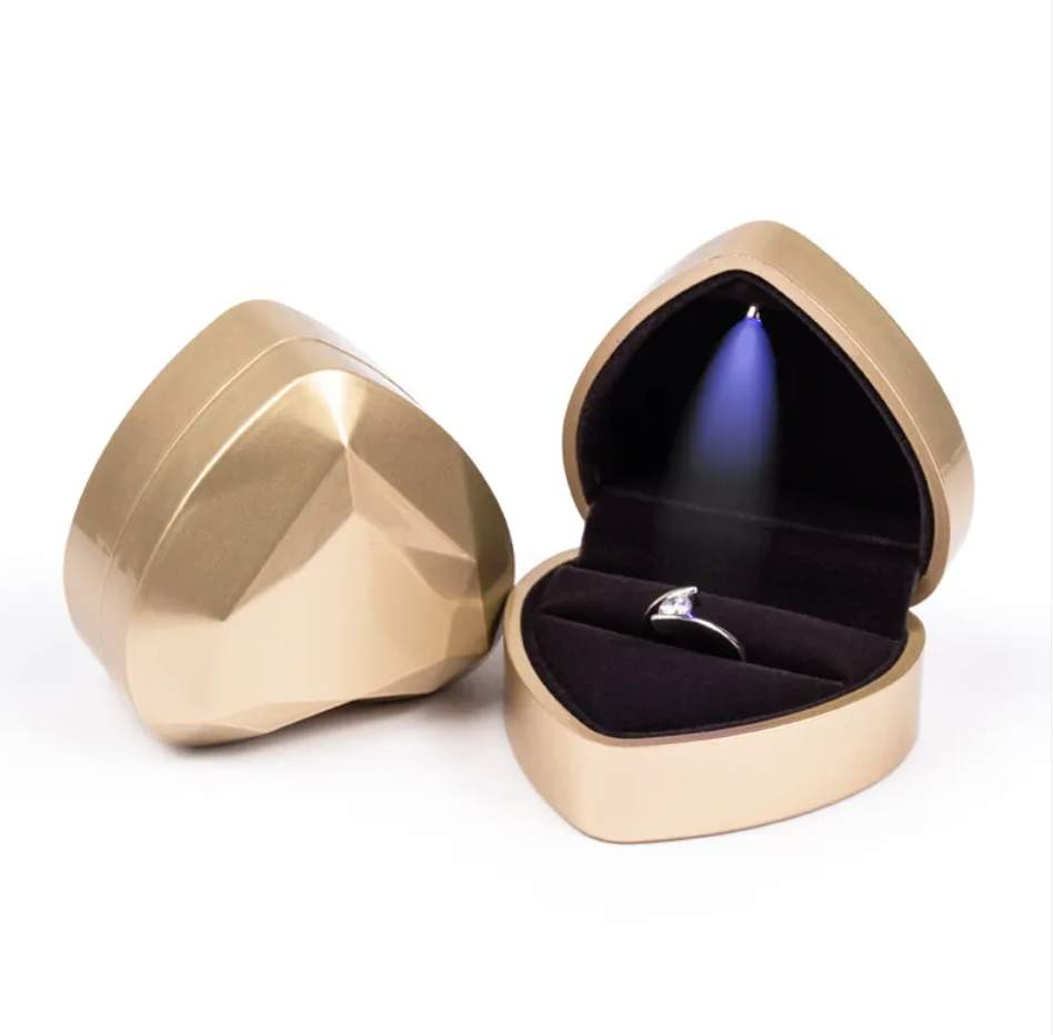 R-C Heart-Shaped Jewelry Gift Box