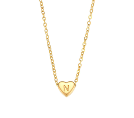 R-C Initial Love Necklace