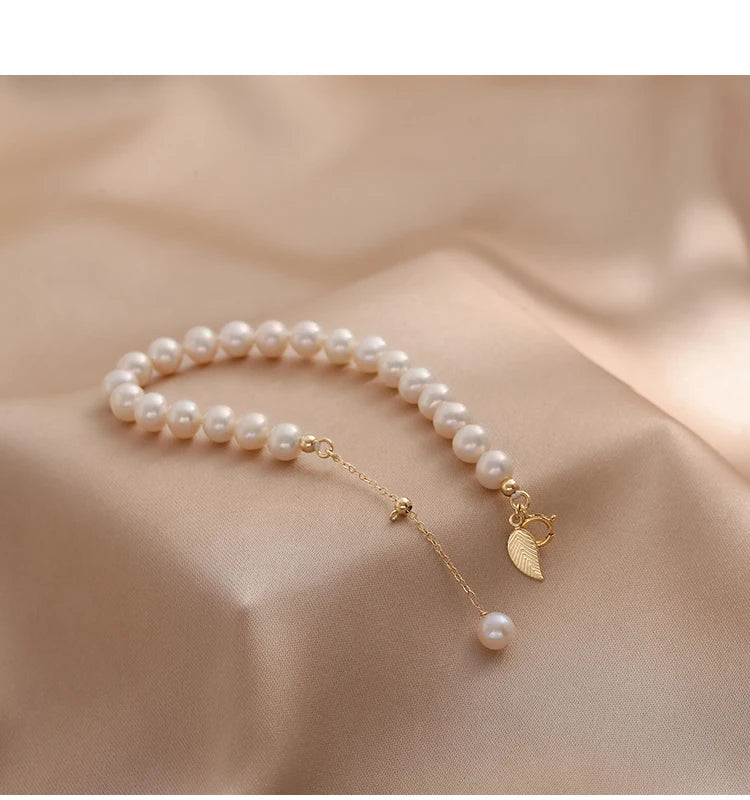 Genuine Freshwater Pearl Bracelets for Women and Girls