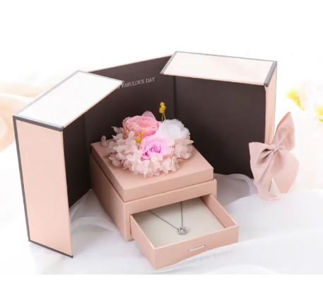 R-C Eternal Rose Flower Gift Box