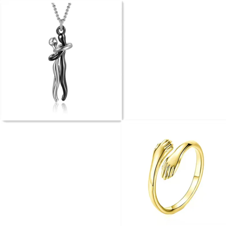 R-C Unisex Love Hug Necklace