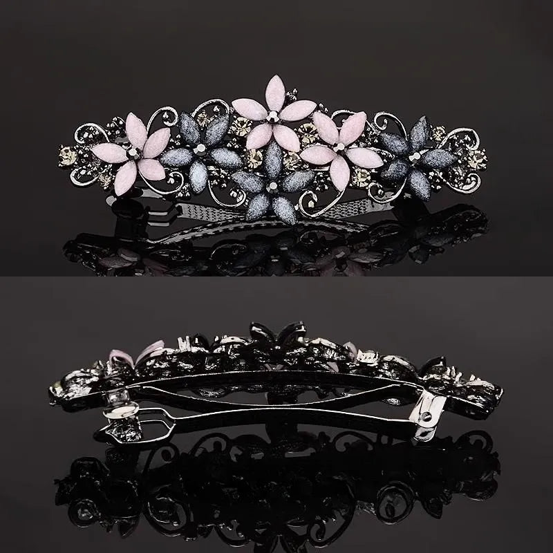 Alloy Barrettes Korean Hair Accessories Ponytail Clip Headdress
