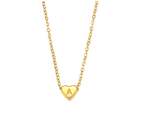 R-C Initial Love Necklace