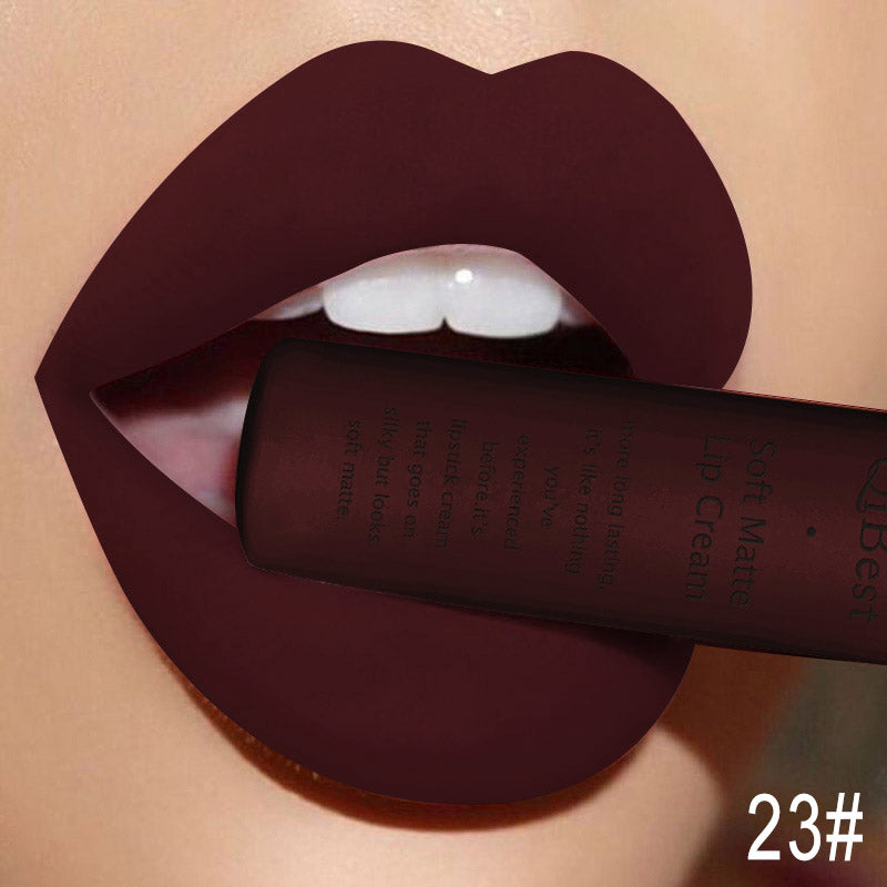 Matte Non-Stick Liquid Lip Gloss - Long-Lasting Finish