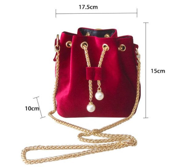 R-C Chain Bucket Bag for Women - Stylish Handheld & Shoulder