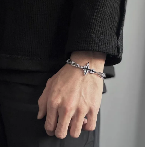 Shadow Cross Bracelet