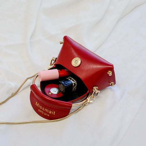 Candy Circle Handbag, Chain Shoulder Bag, Mini Crossbody