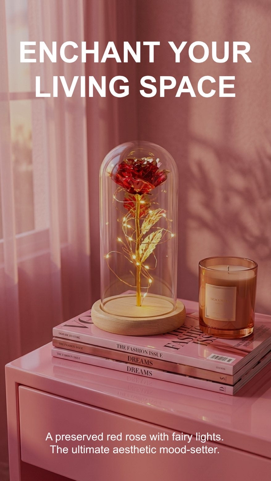 R-C Light Up Flower Rose.