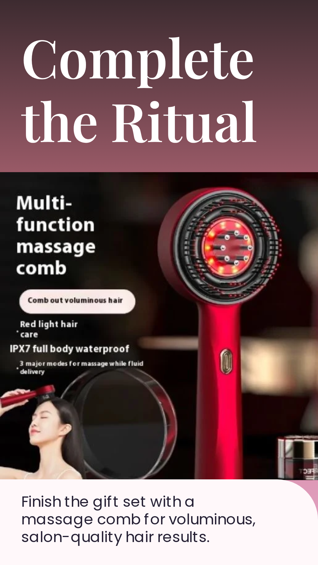 R-C Electric Massage Comb
