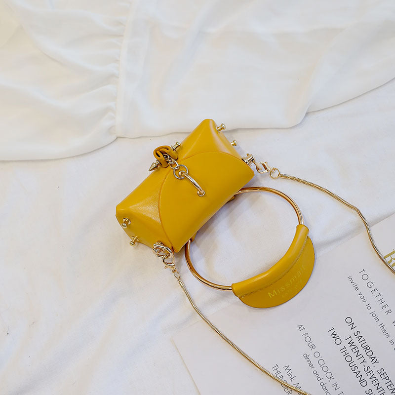 Candy Circle Handbag, Chain Shoulder Bag, Mini Crossbody