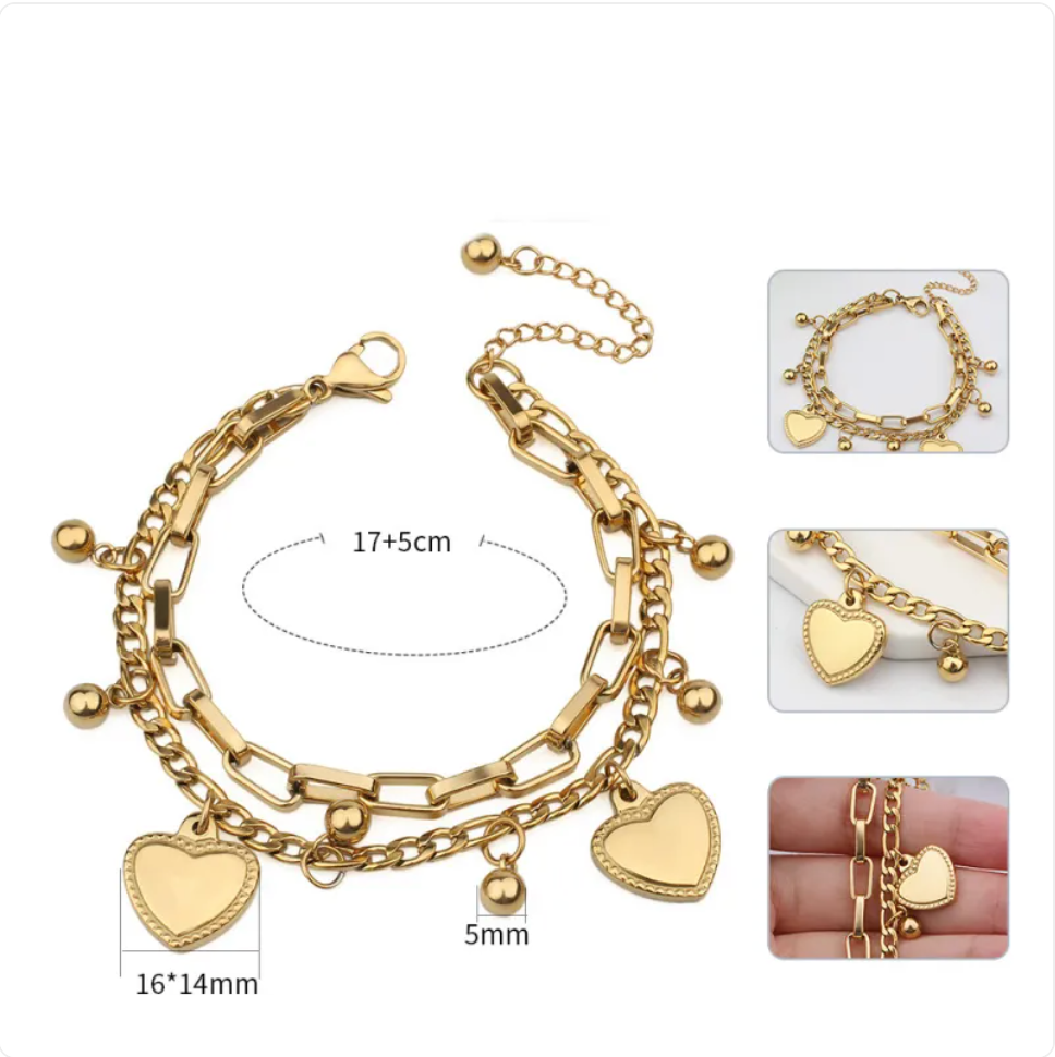 R-C Love Chain Bracelet