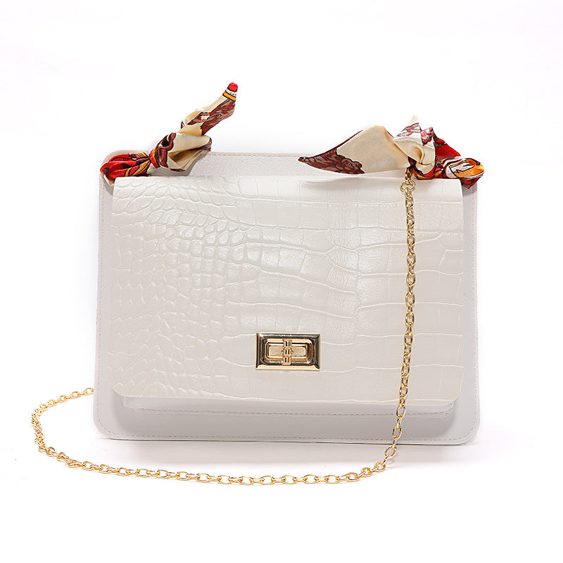 Crocodile Pattern Scarf Bag - Trendy 2020 Crossbody Bag