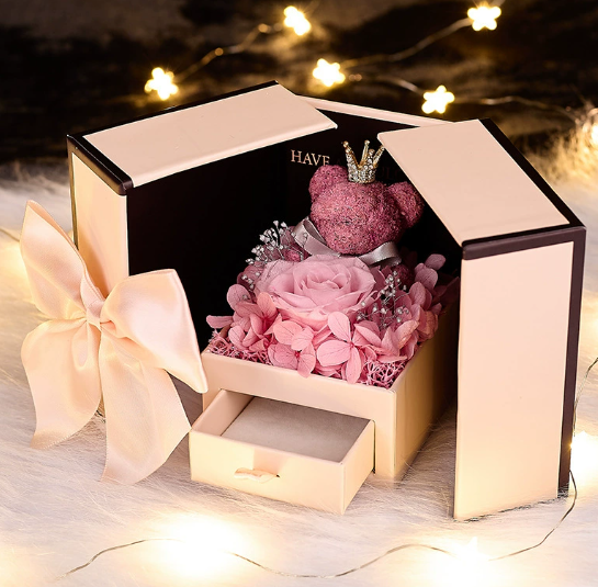 R-C Eternal Rose Flower Gift Box