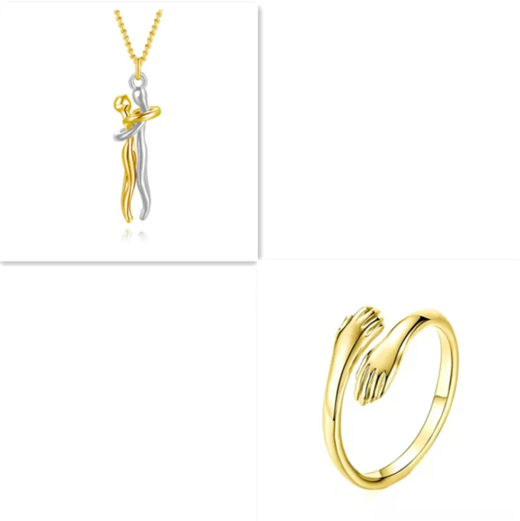R-C Unisex Love Hug Necklace