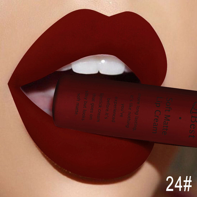 Matte Non-Stick Liquid Lip Gloss - Long-Lasting Finish