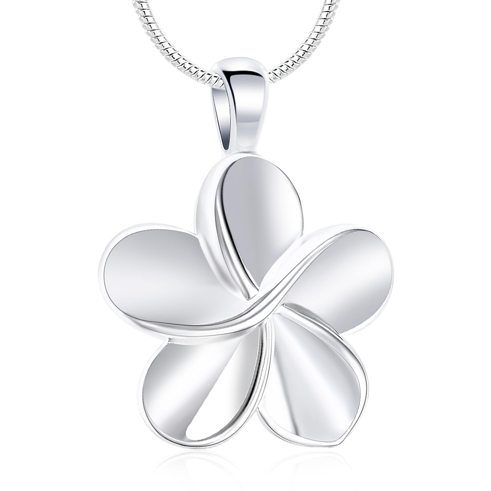 Minicremation Cremation Urn Necklace for Ashes【 925 Sterling Silver Plated Keepsake Jewellery】 Memorial Urn Necklace Ashes Holder Keepsake & Free fill kit &20 Inches Chain