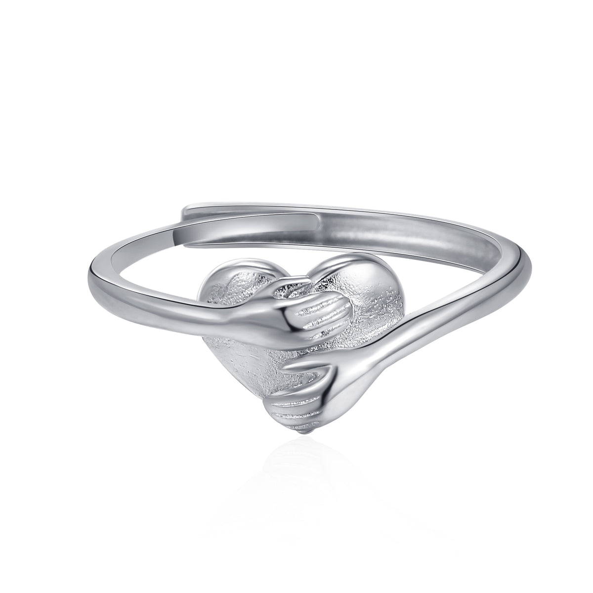 R-C Hug Heart Ring