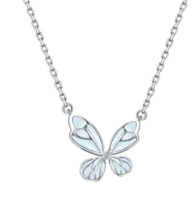 R-C Butterfly Glow Necklace