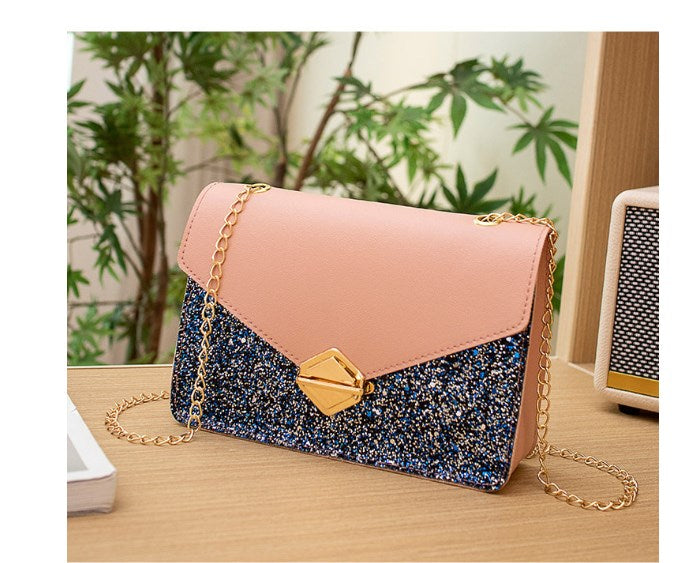 R-C Sequins Shoulder Bag Crossbody Small CK Women’s Purse