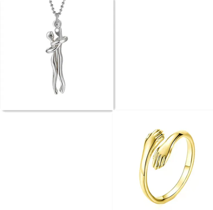 R-C Unisex Love Hug Necklace