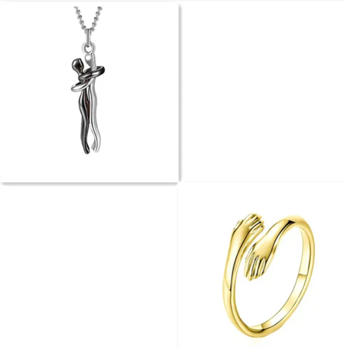 R-C Unisex Love Hug Necklace